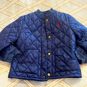 Toddler boys Polo quilted jacket